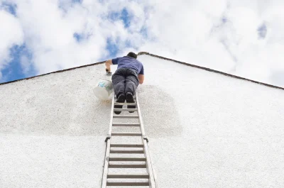 Peinture extérieure au Veurdre — façades et ravalement